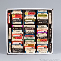 8-Track Tape WHITE CORRUGATED CARDB